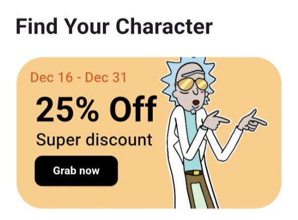 VEFLAT TECHNICAL TEST - RICK & MORTY STORE